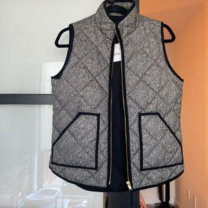 J crew herringbone vest